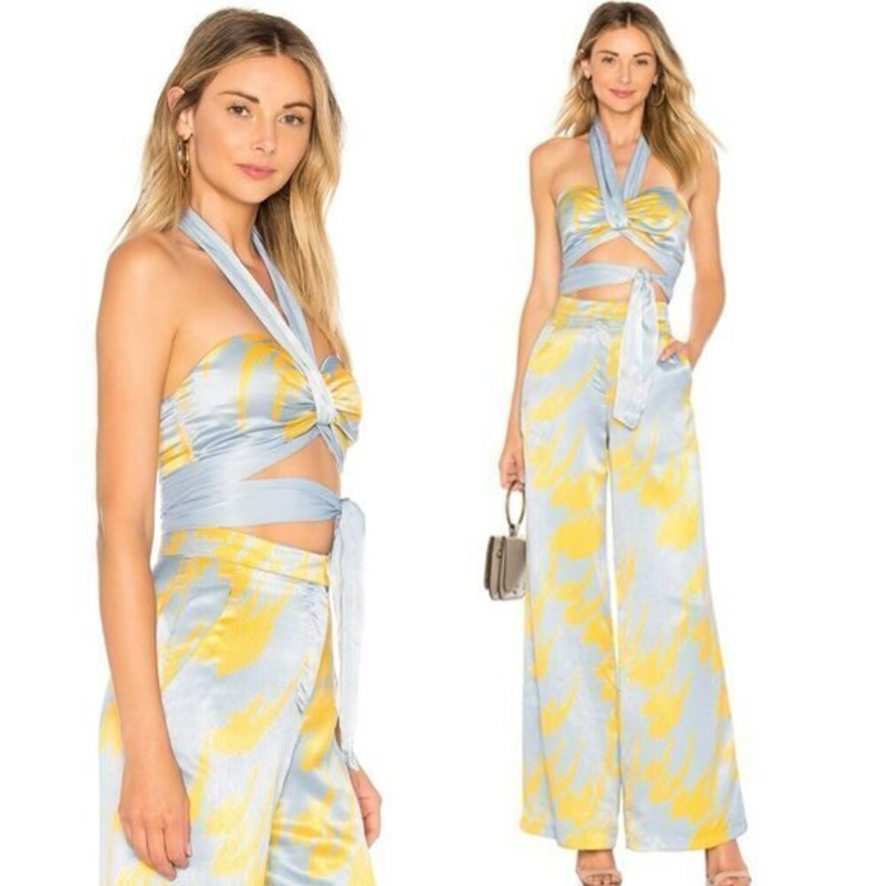 House of Harlow 1960 x REVOLVE Mona Pant + Tammy Top Set in Feather